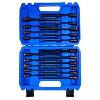 20pcs Metric & SAE Hex Impact Bit Set